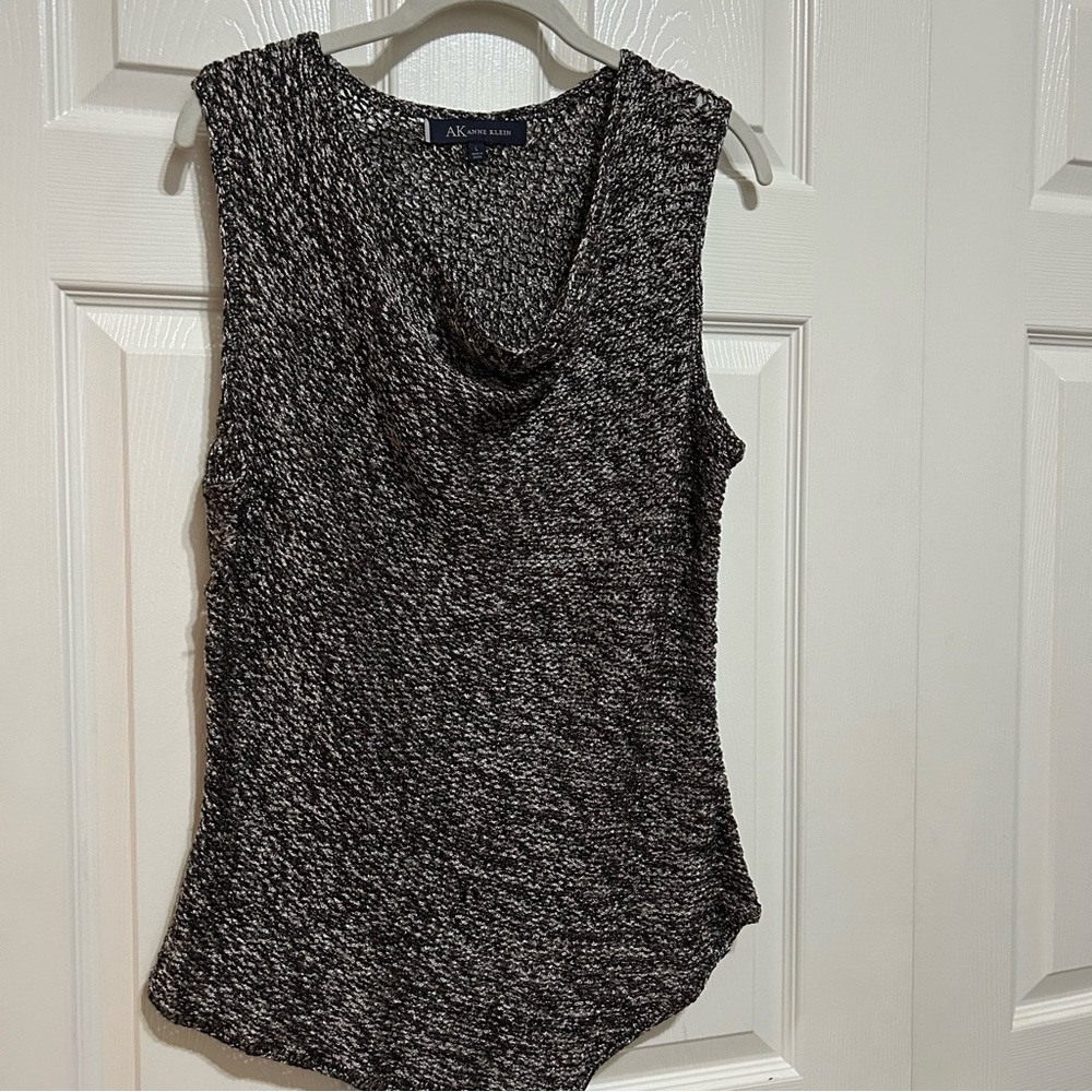 Anne Klein Sleeveless Weave Top